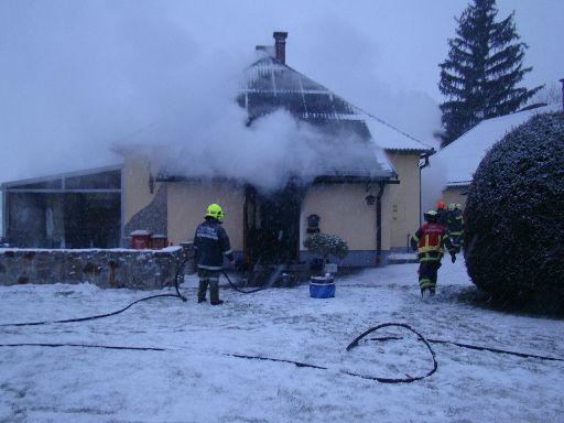 23.01.2019 Brandeinsatz Hofstetten-Grünau – Kammerhof